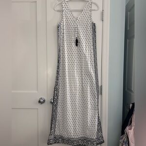 Black and White Summer Maxi Dress